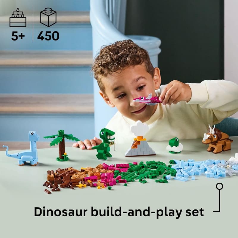 LEGO Classic Creative Dinosaurs Building Set for Kids 5+