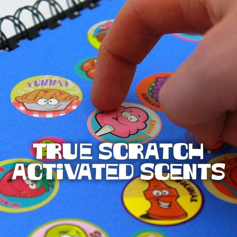 Dr. Stinky's Scratch N Sniff Stickers 6-Pack for Kids