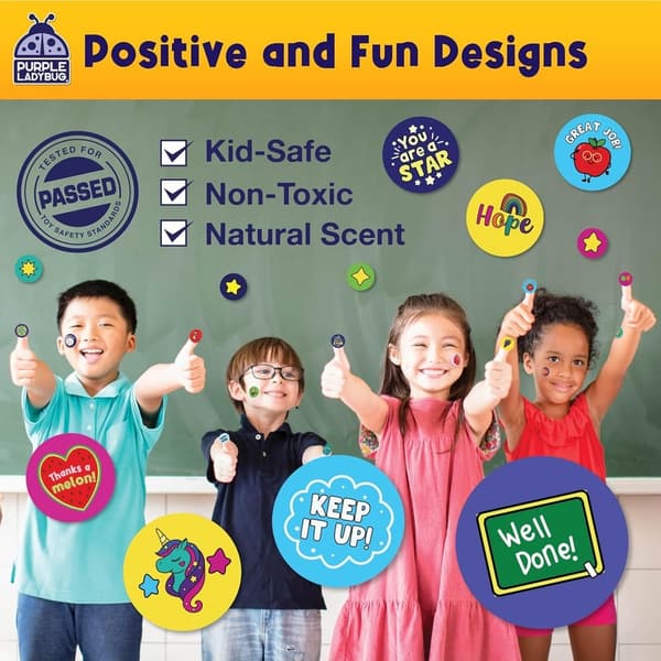 Scratch and Sniff Stickers Variety Pack - 15 Unique Scents for Kids