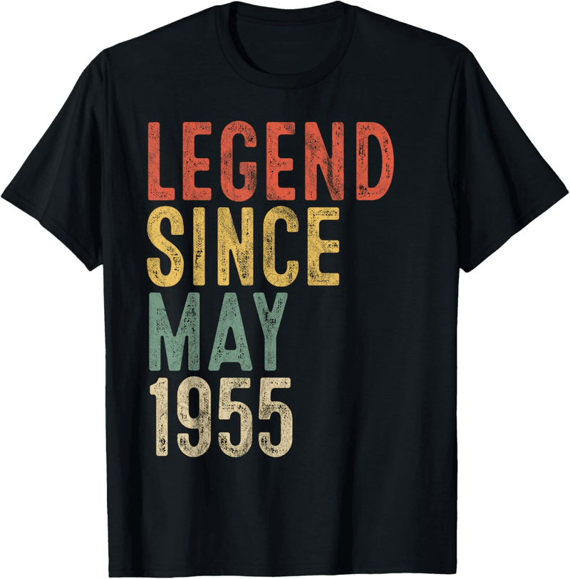 70th Birthday T-Shirt for Men and Women - Legend 1955 Design