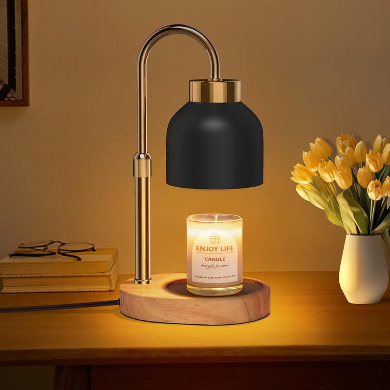 Vintage Candle Warmer Lamp with Dimmer - Mother's Day Gift
