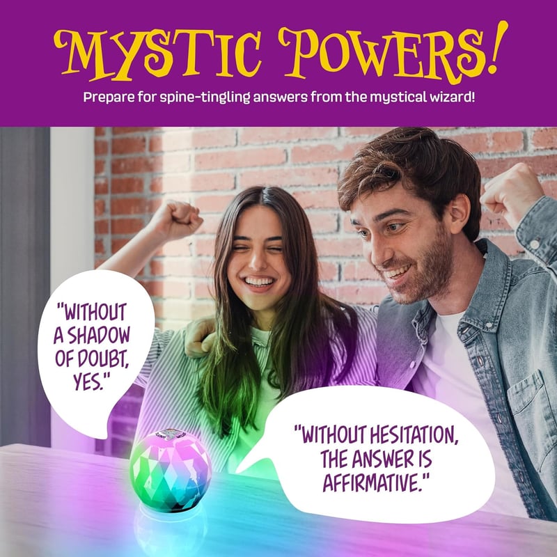 Talking Wizard Fortune Teller Crystal Ball - Fun Gift for All