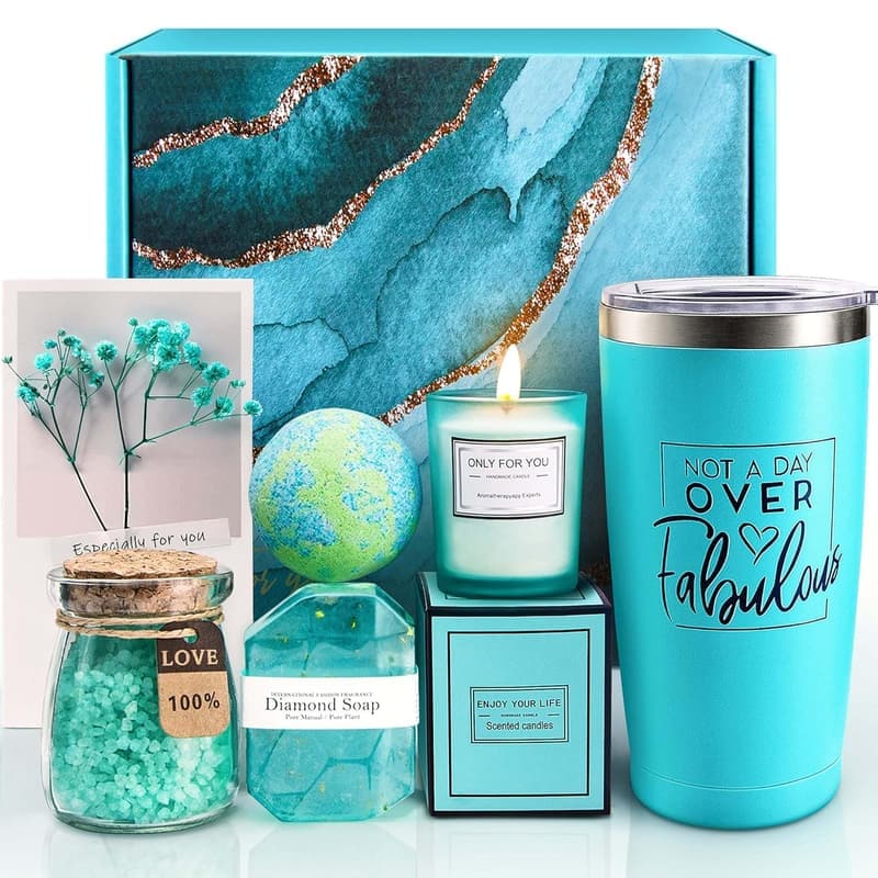 Spa Gift Basket Set for Women - Relaxing Birthday and Mother's Day Gift