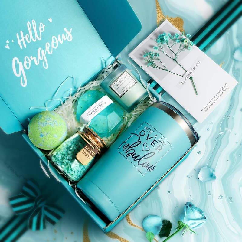 Spa Gift Basket Set for Women - Relaxing Birthday and Mother's Day Gift