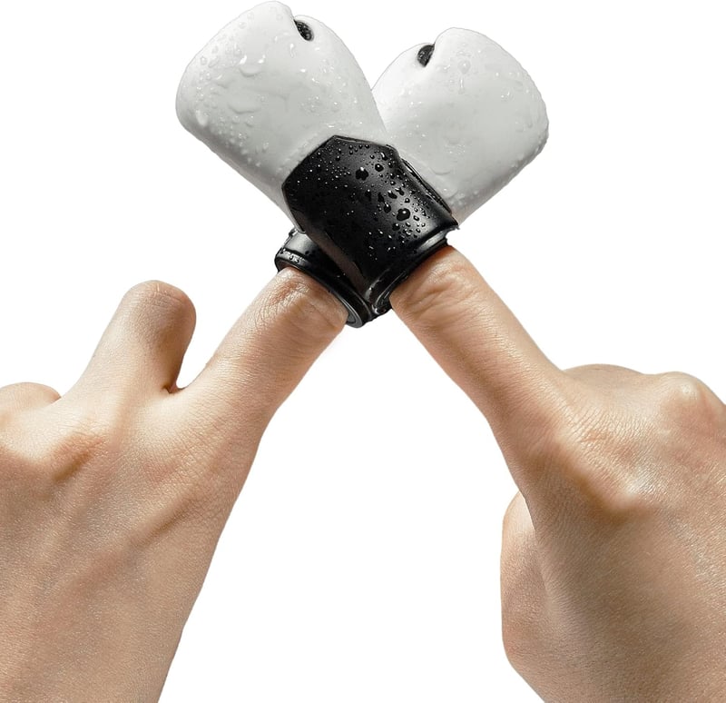 Mini Boxing Gloves Finger Puppets - Fun White Elephant Gift (4Pcs)