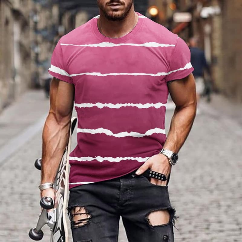 2024 Summer Men's Tie-Dye Athletic Muscle Shirt