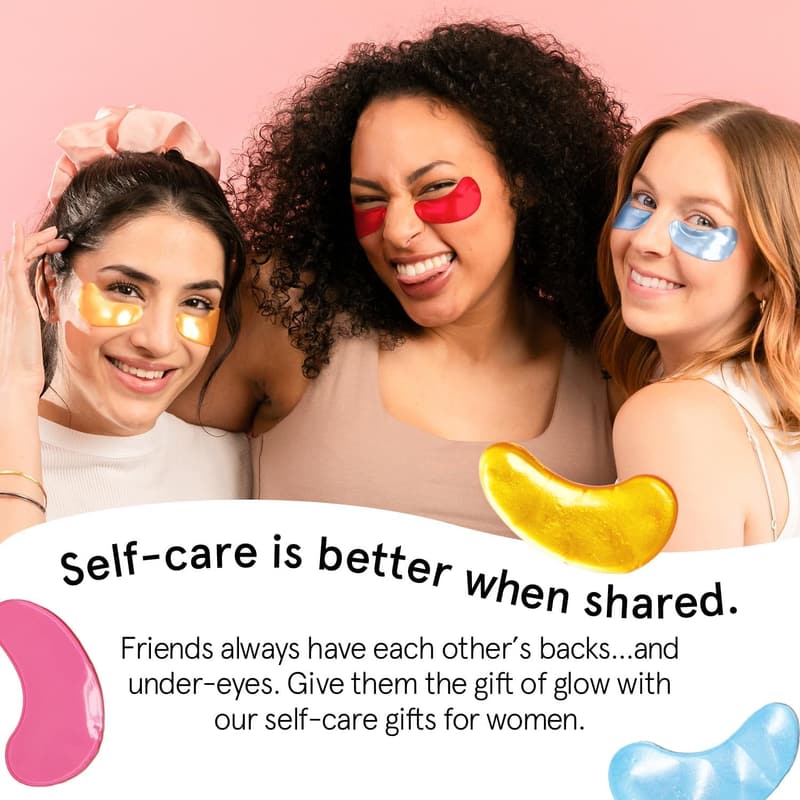 Birthday Under Eye Patches - 12 Pairs - Vegan Gift for Women