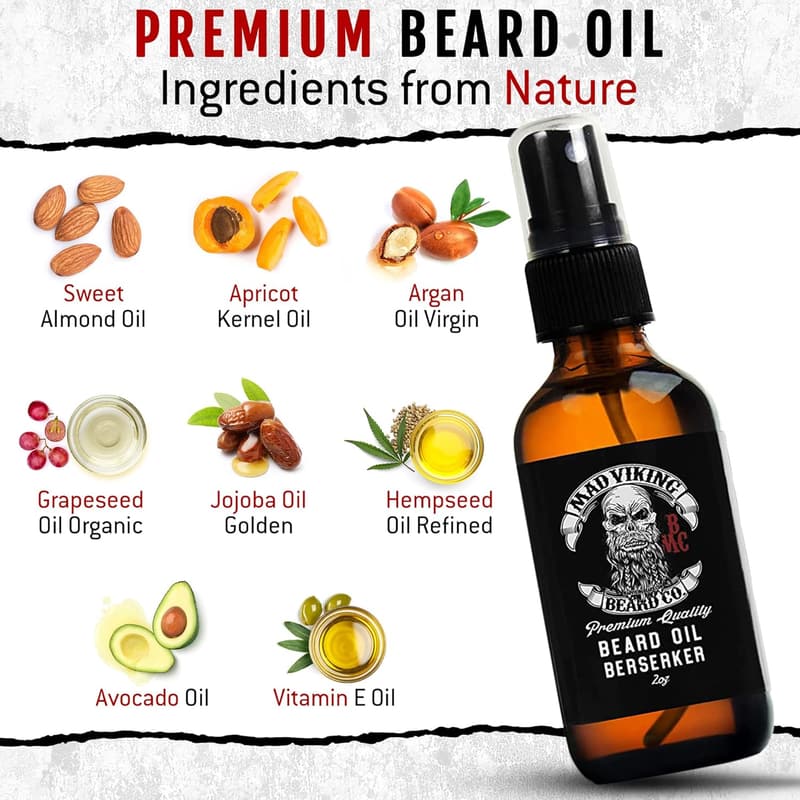 Valhalla Beard Oil - Smooth Sandalwood & Vanilla - 2oz