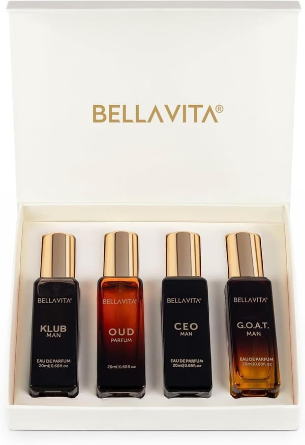 Men's Luxury Fragrance Gift Set (4 x 20ml) - KLUB, OUD, CEO, GOAT