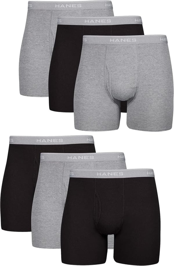 Hanes Men's Cool Dri Moisture-Wicking Boxer Briefs - Multi-Pack