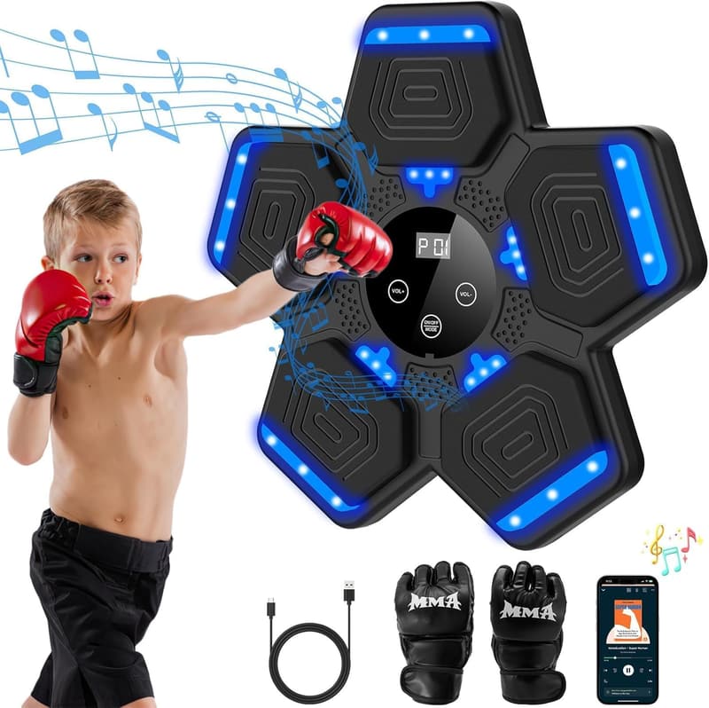 Smart Bluetooth Boxing Training Machine with Gloves - 2025 Model