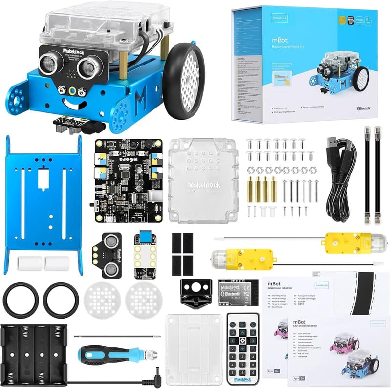STEM Robotics Kit for Kids 8-12, Learn to Code with mBot