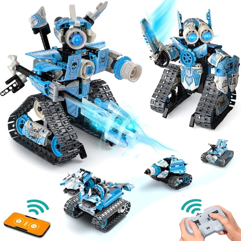 STEM RC Robot Building Kit - Educational DIY Set for Kids 6-12
