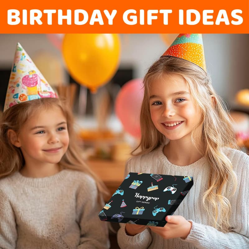Birthday Gifts Socks for Kids Aged 7-12 with Greeting Card