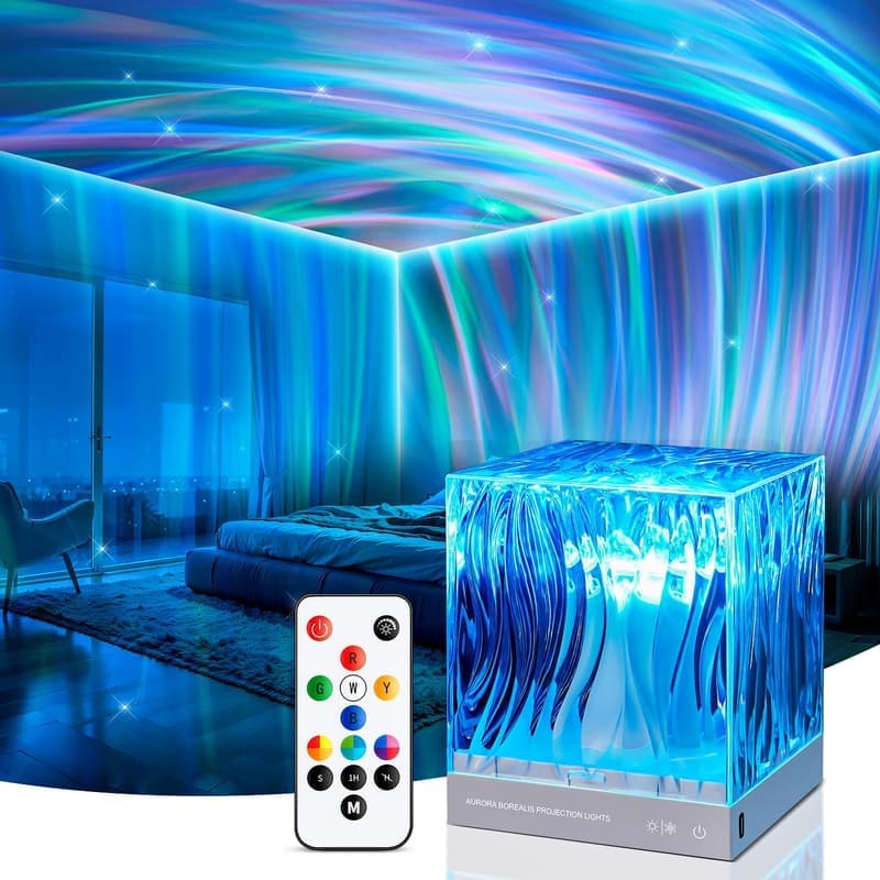 Galaxy Projector Night Light with 18 Colors - Room Decor for Teens