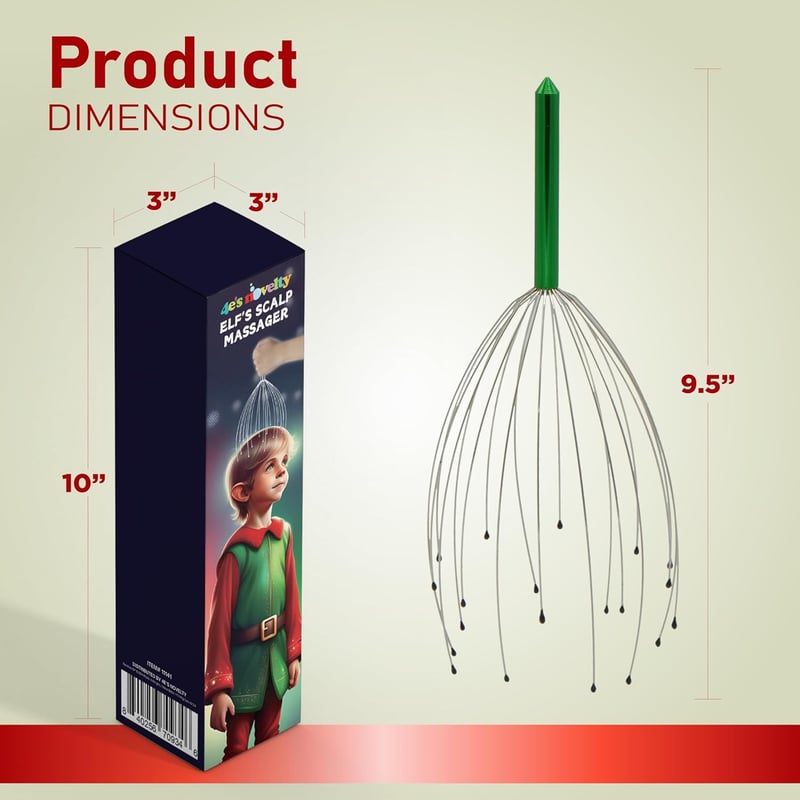 Christmas Gift Elf Scalp Massager for Relaxation