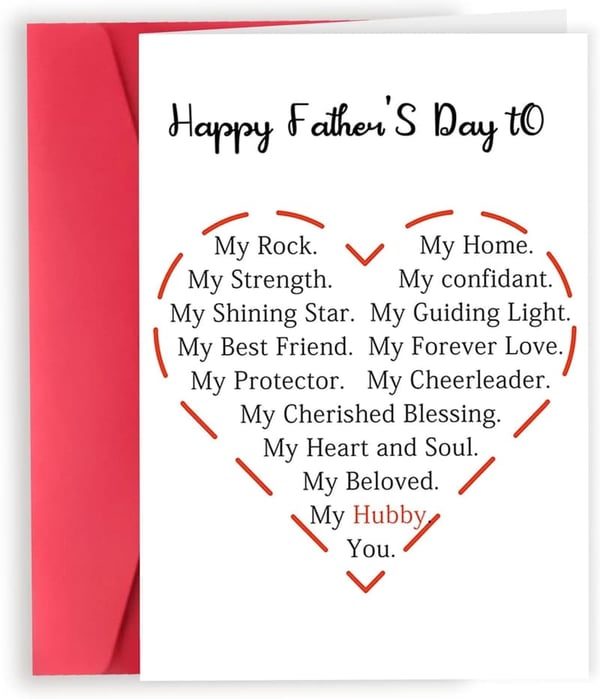 Funny Father's Day Card for Husband or Boyfriend