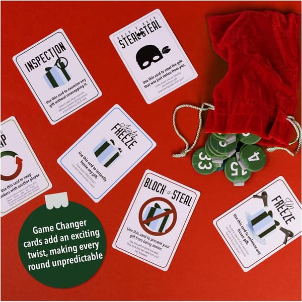 Holiday White Elephant Party Game Kit for Ages 8+