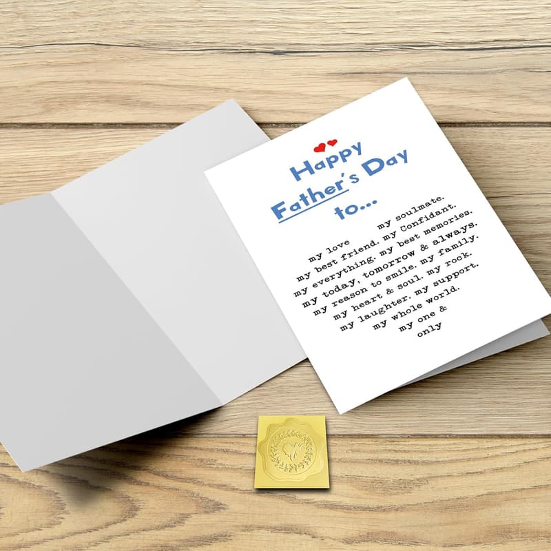 Happy Father's Day Card for Husband - Heartfelt Appreciation