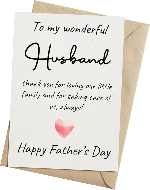 Husband's Day Card - Folded 5