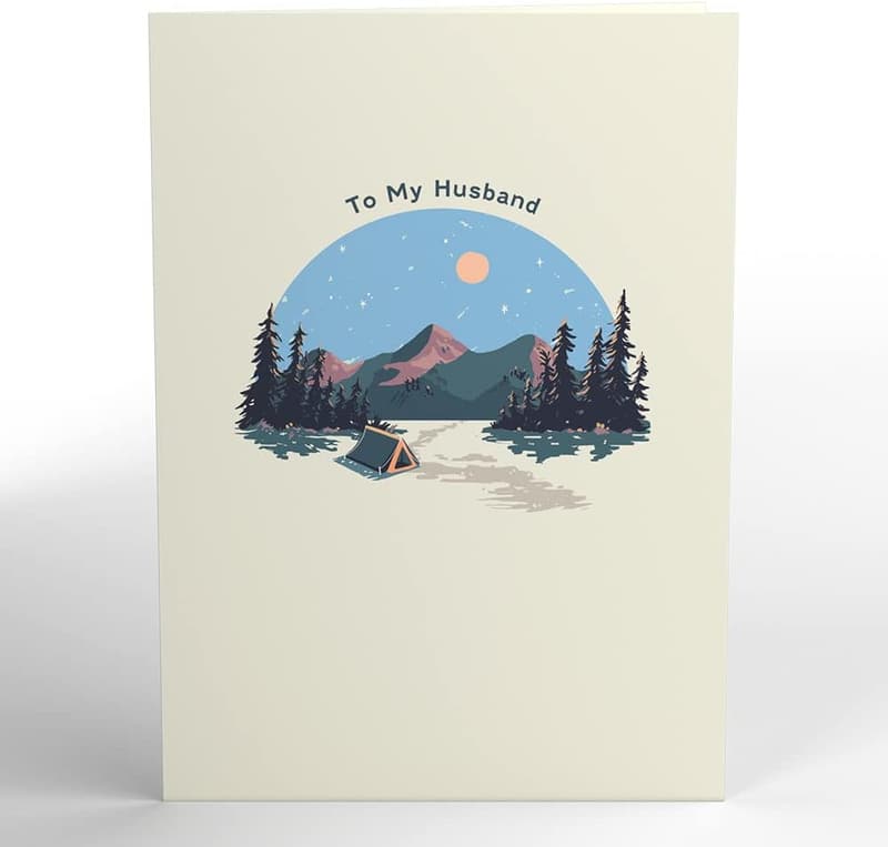 Happy Father's Day Pop-Up Compass Card for Husband