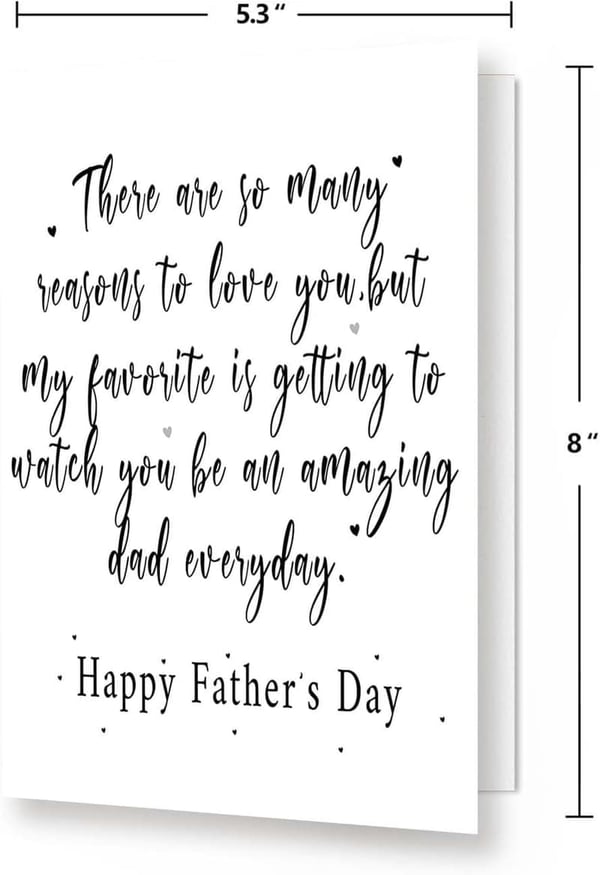 Father's Day Card Gift for Husband or Boyfriend