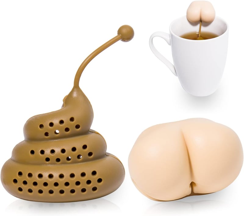 Funny Gag Gifts Tea Infuser for Tea Lovers - Silicone Filter