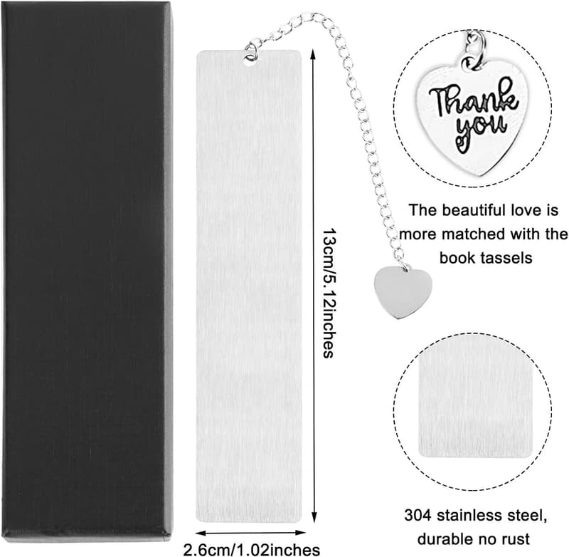 Friendship Bookmark for Women - Metal Bookmark for Book Lovers