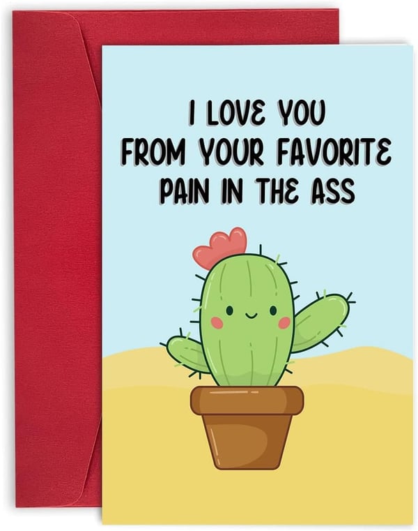 Funny Father's Day Card for Husband or Boyfriend
