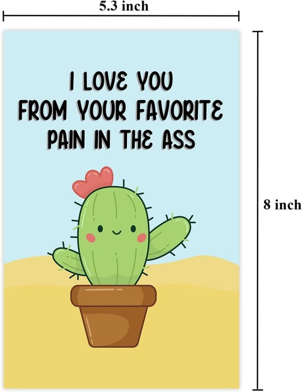 Funny Father's Day Card for Husband or Boyfriend