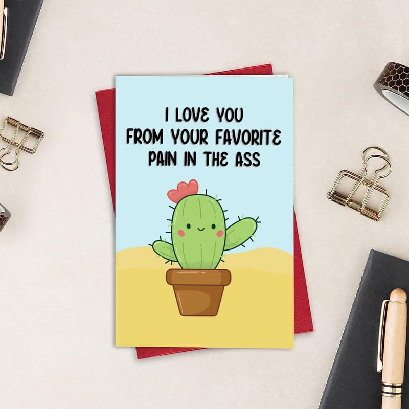 Funny Father's Day Card for Husband or Boyfriend