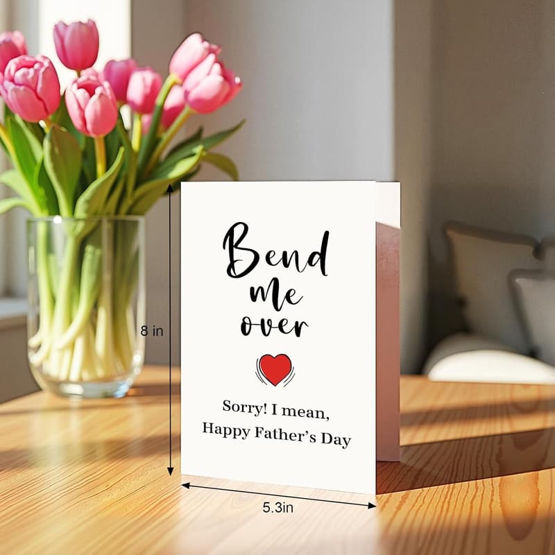 Funny Father's Day Card for Husband or Boyfriend