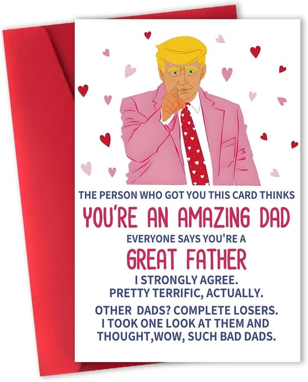 Humorous Birthday Card for Dad – Great Father's Day Gift