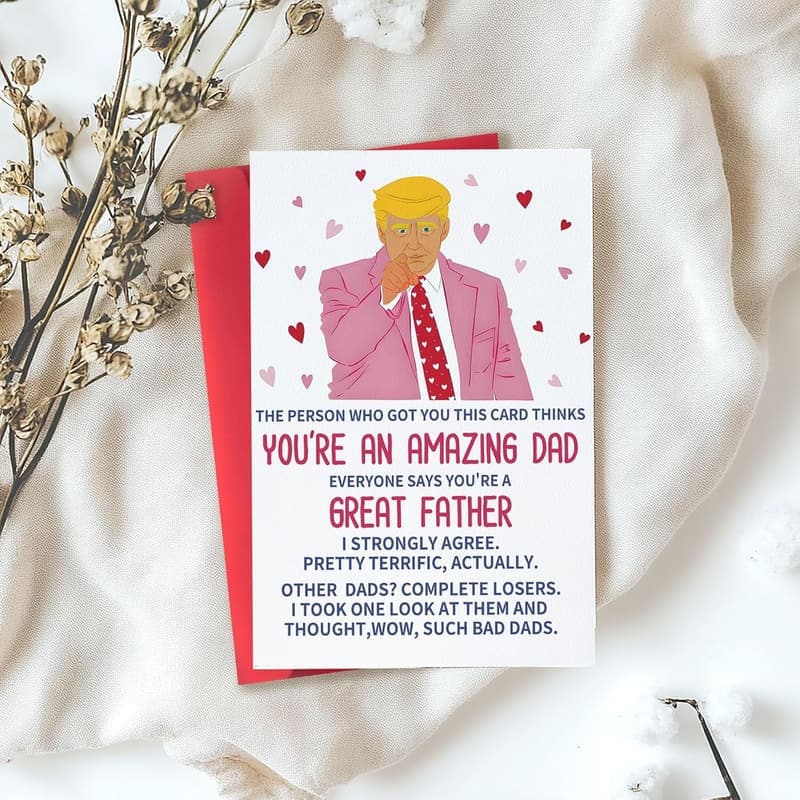Humorous Birthday Card for Dad – Great Father's Day Gift