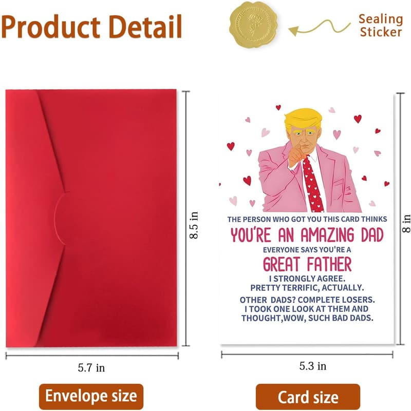 Humorous Birthday Card for Dad – Great Father's Day Gift