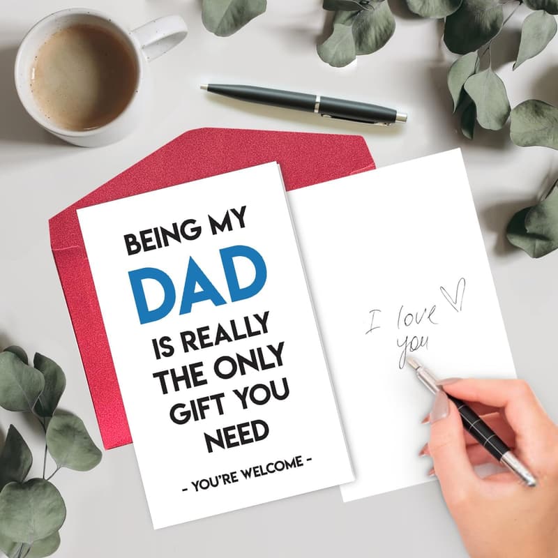 Funny Birthday Card for Dad – Unique Gift from Kids