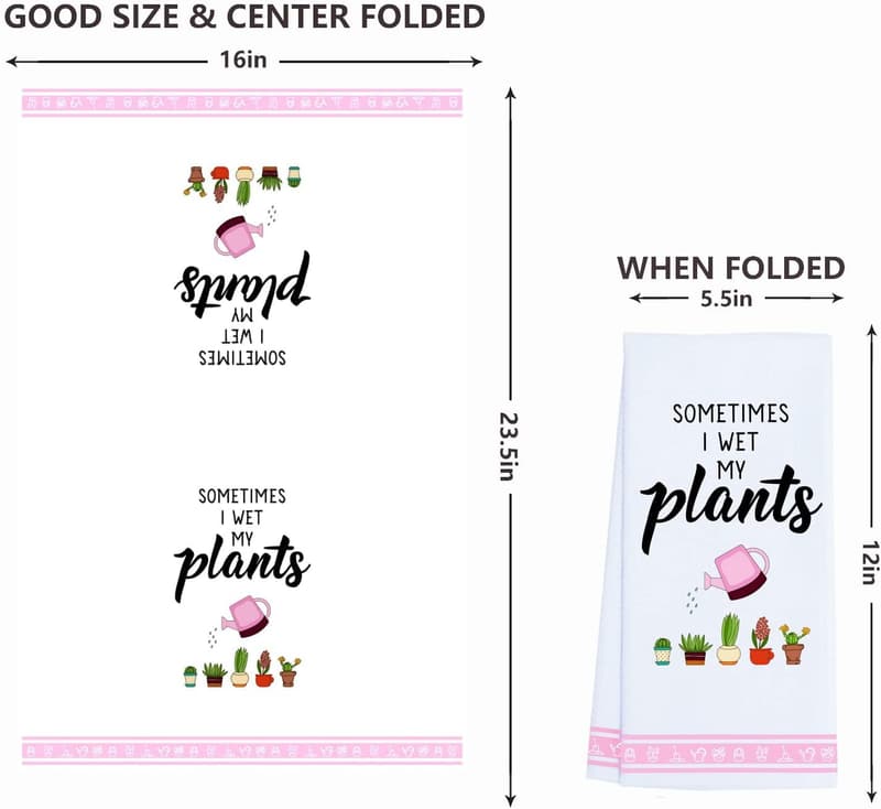 Plant Lover Kitchen Towels – Gifts for Women & Gardeners