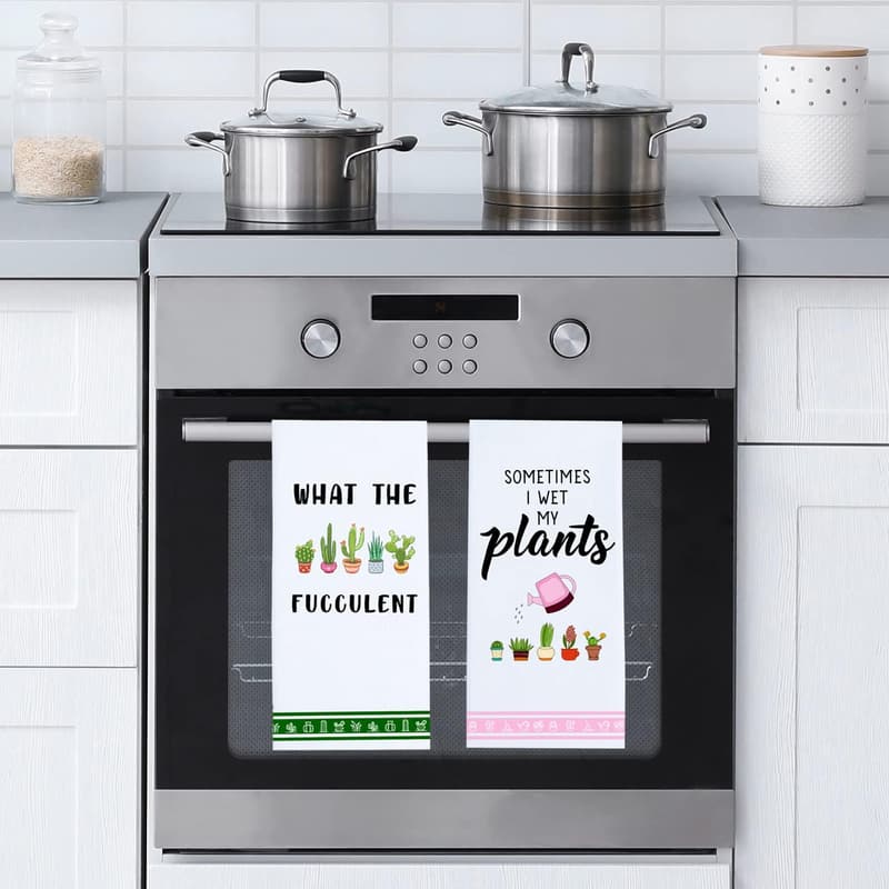 Plant Lover Kitchen Towels – Gifts for Women & Gardeners
