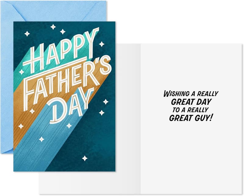 Father's Day Card Pack (6 Cards, 2 Designs) for Dads