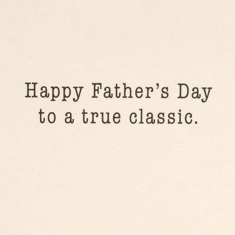 Father's Day Vintage Classic Car Card by Hallmark