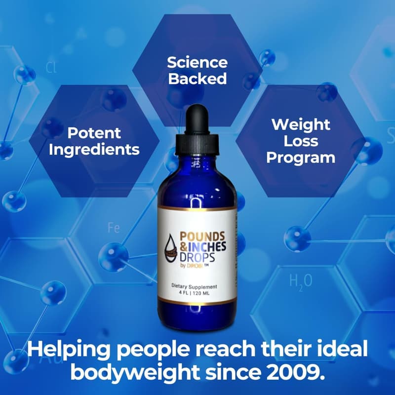 Weight Management Drops for Men and Women, Blueberry Flavor, 2 Oz