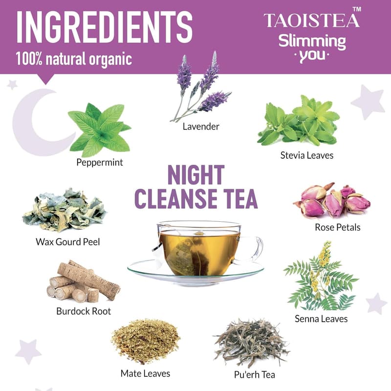 14-Day Herbal Detox Tea – 100% Natural Weight Loss Blend