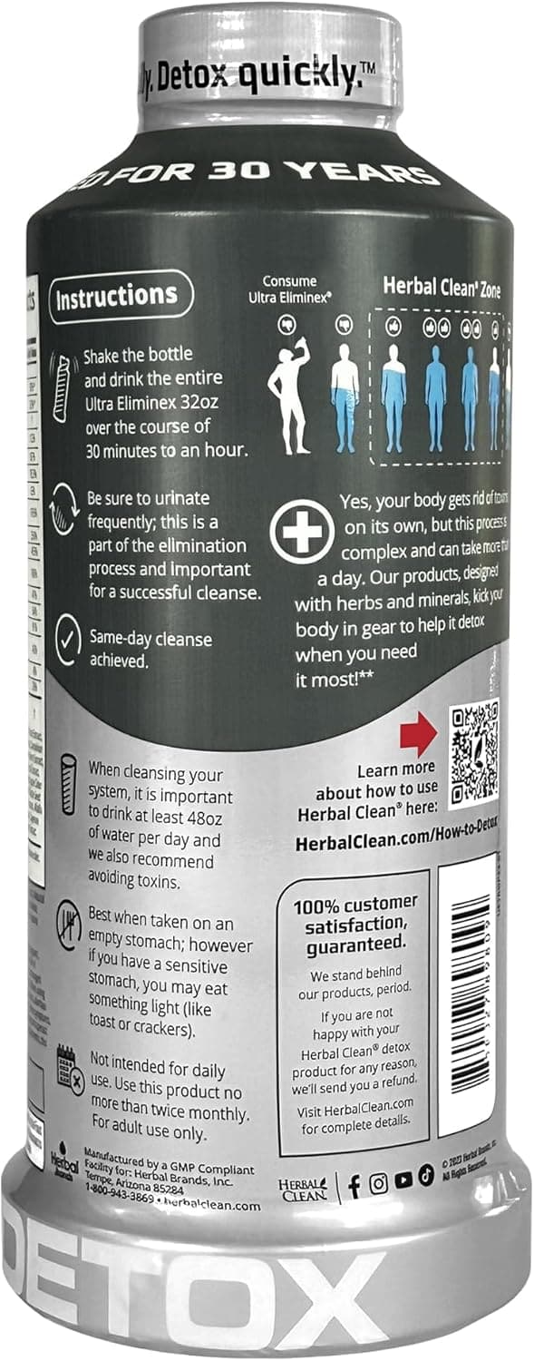 Same-Day Detox Herbal Cleanse - Ultra Eliminex, 32 fl oz