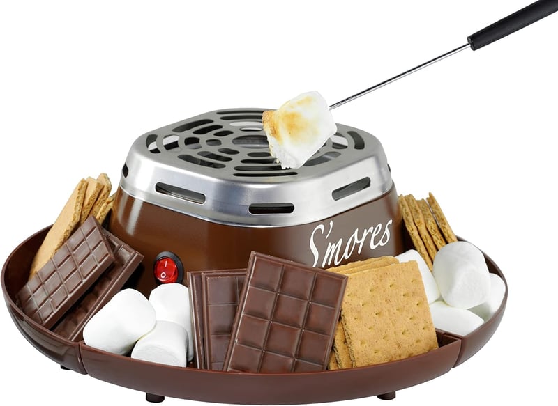 Indoor Electric S'mores Maker with Roasting Sticks - Movie Night
