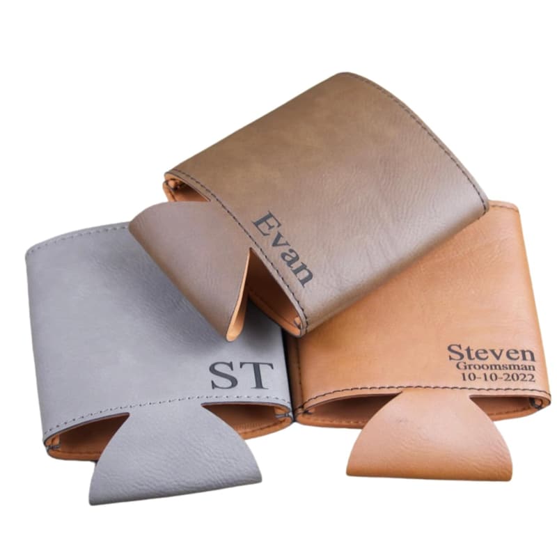 Engraved Can Coolers for Groomsmen Proposals & Bachelor Parties