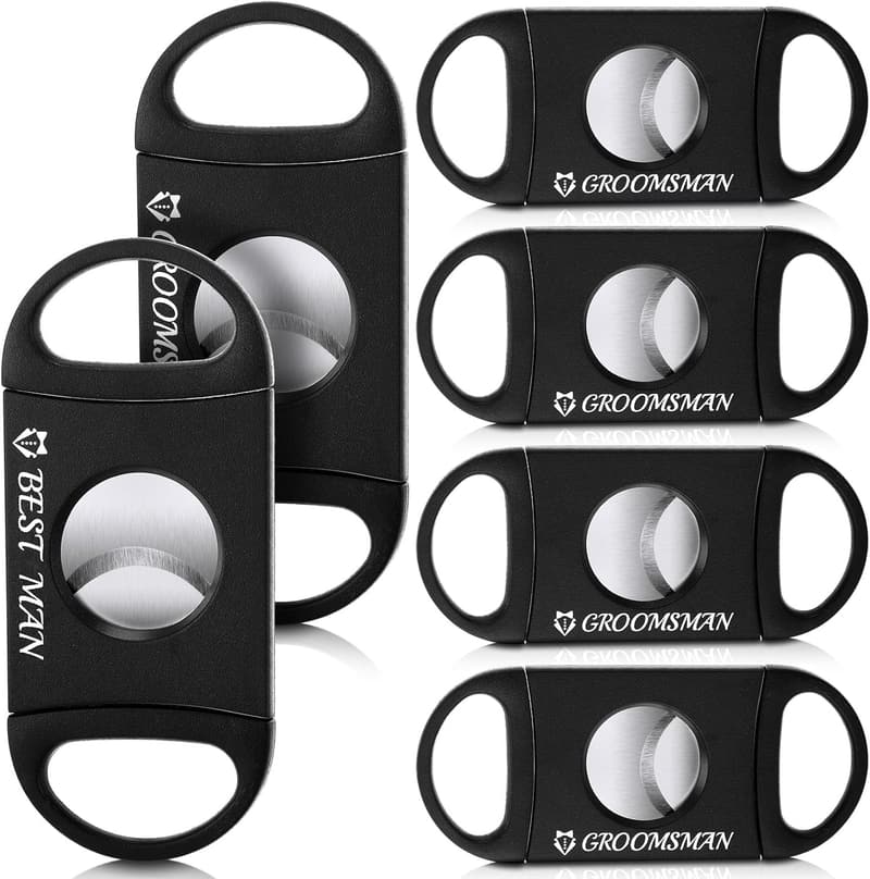 Groomsmen Wedding Gift Set - Stainless Steel Cutters (6 Pcs)