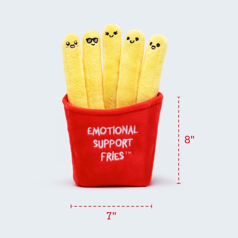 Emotional Support Plushies Set with Carrying Basket