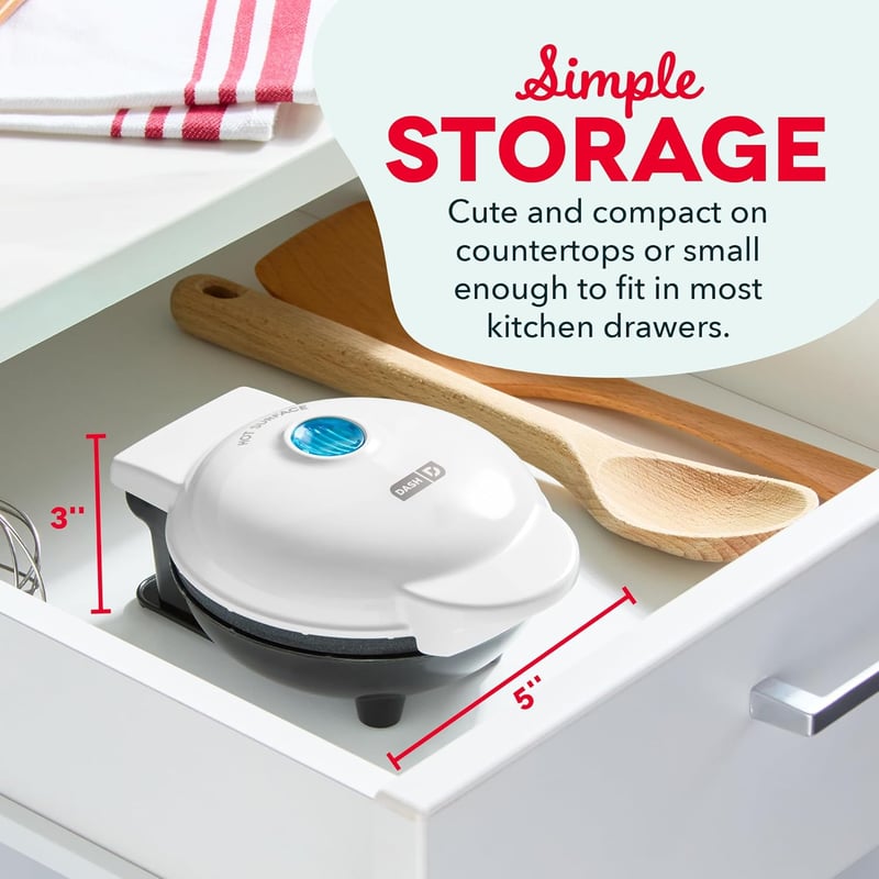 DASH Mini Waffle Maker - 4