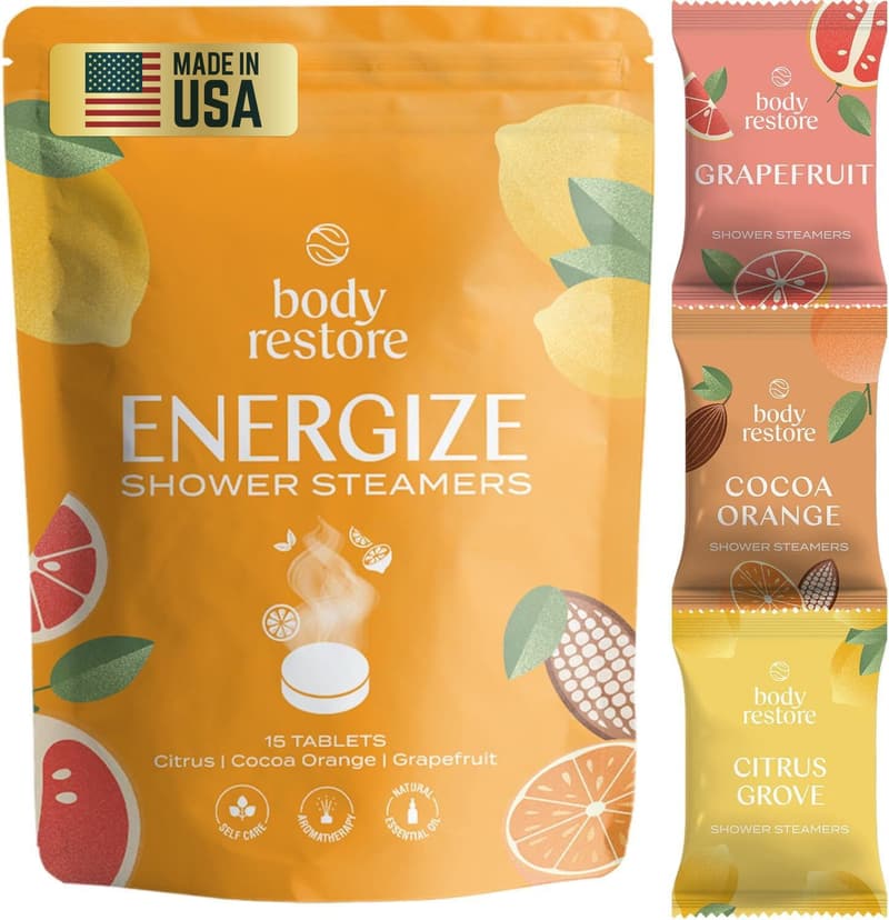 Aromatherapy Shower Steamers 15 Pack – Unique Father's Day Gift