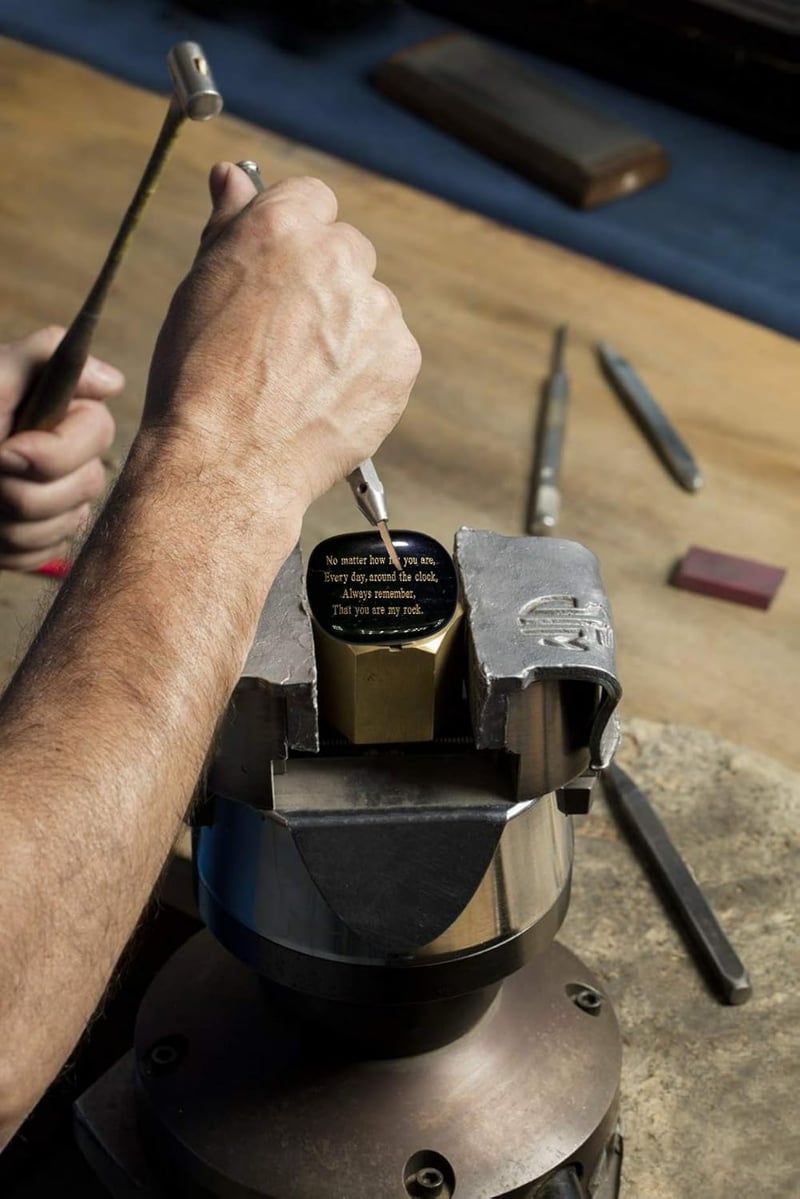 Long Distance Relationship Engraved Rock Gift